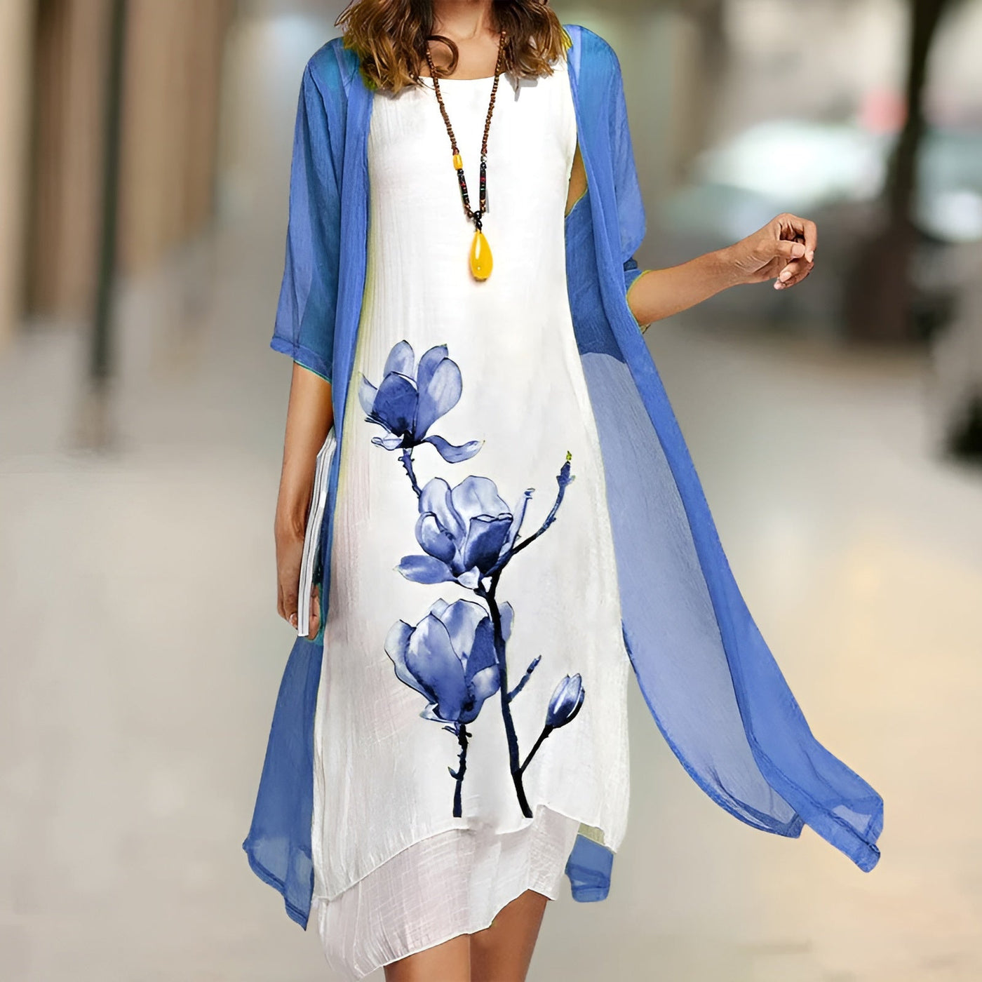 Eivor | Kjole med gratis cardigan