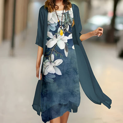 Eivor | Kjole med gratis cardigan