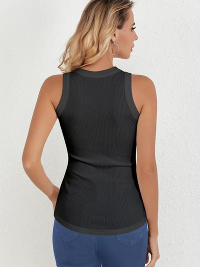 Mila | Klassisk Ribbestrikket Tanktopp