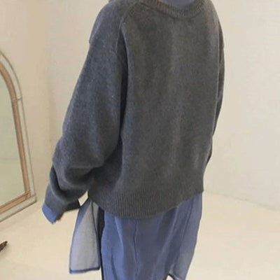 Ashley | Kashmirgenser med Asymmetriske Knapper