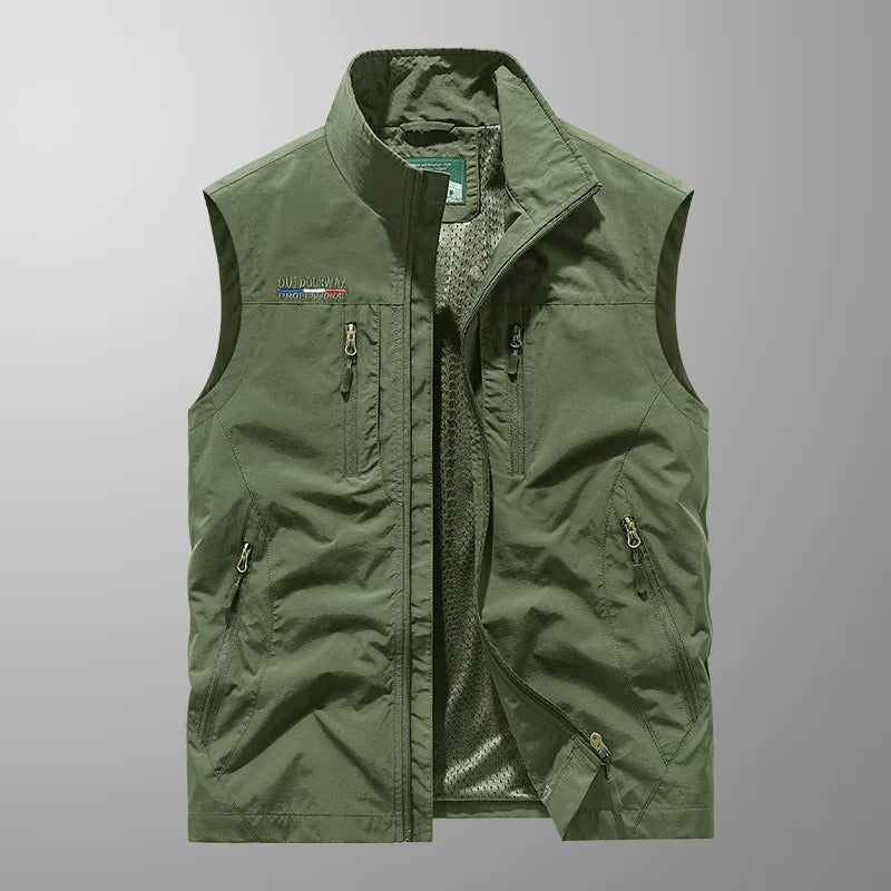 Kasper | Pustende Cargo Bodywarmer Med Flere Lommer