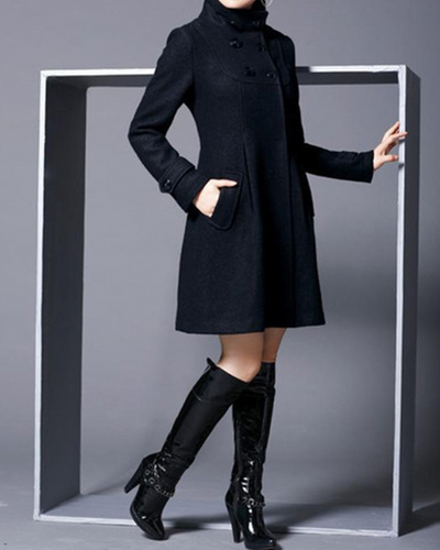Rachel | Luksuriøs Trenchcoat i Mellomlang