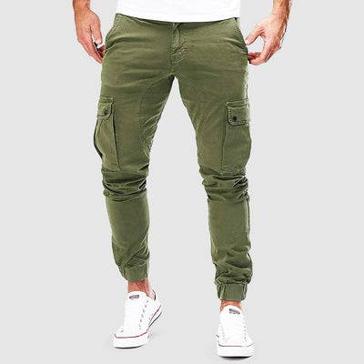 Søren | Cargo-Bukser med Slim-fit Passform