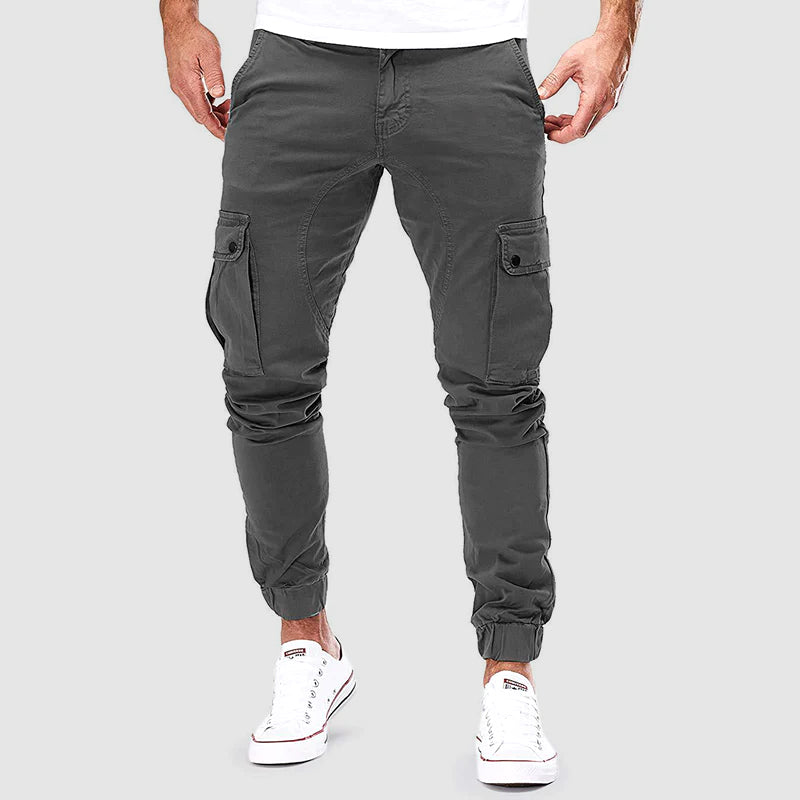 Søren | Cargo-Bukser med Slim-fit Passform