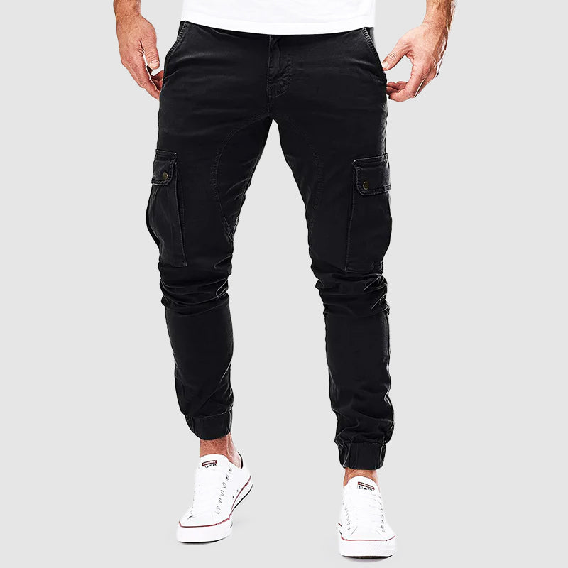 Søren | Cargo-Bukser med Slim-fit Passform