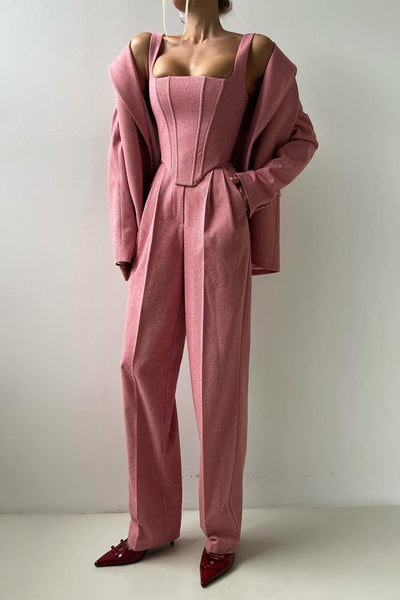 Allegra | Tredelt dressett med dobbeltspent blazer