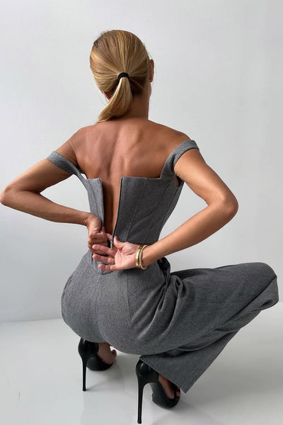 Allegra | Tredelt dressett med dobbeltspent blazer