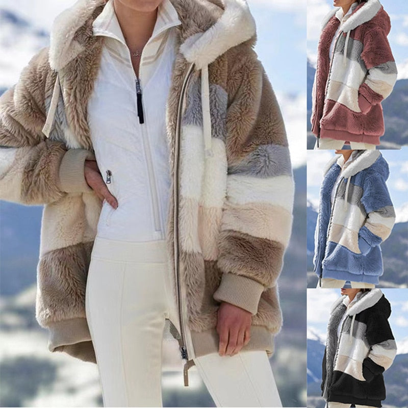 Dorrit | Varm Fleece Vinterjakke