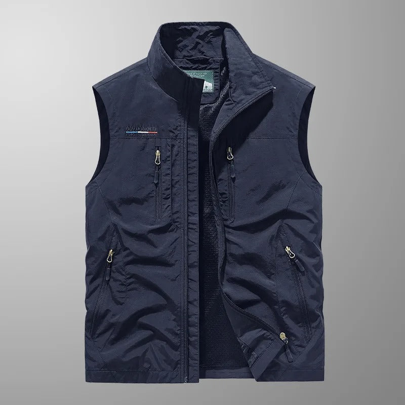 Kasper | Pustende Cargo Bodywarmer Med Flere Lommer