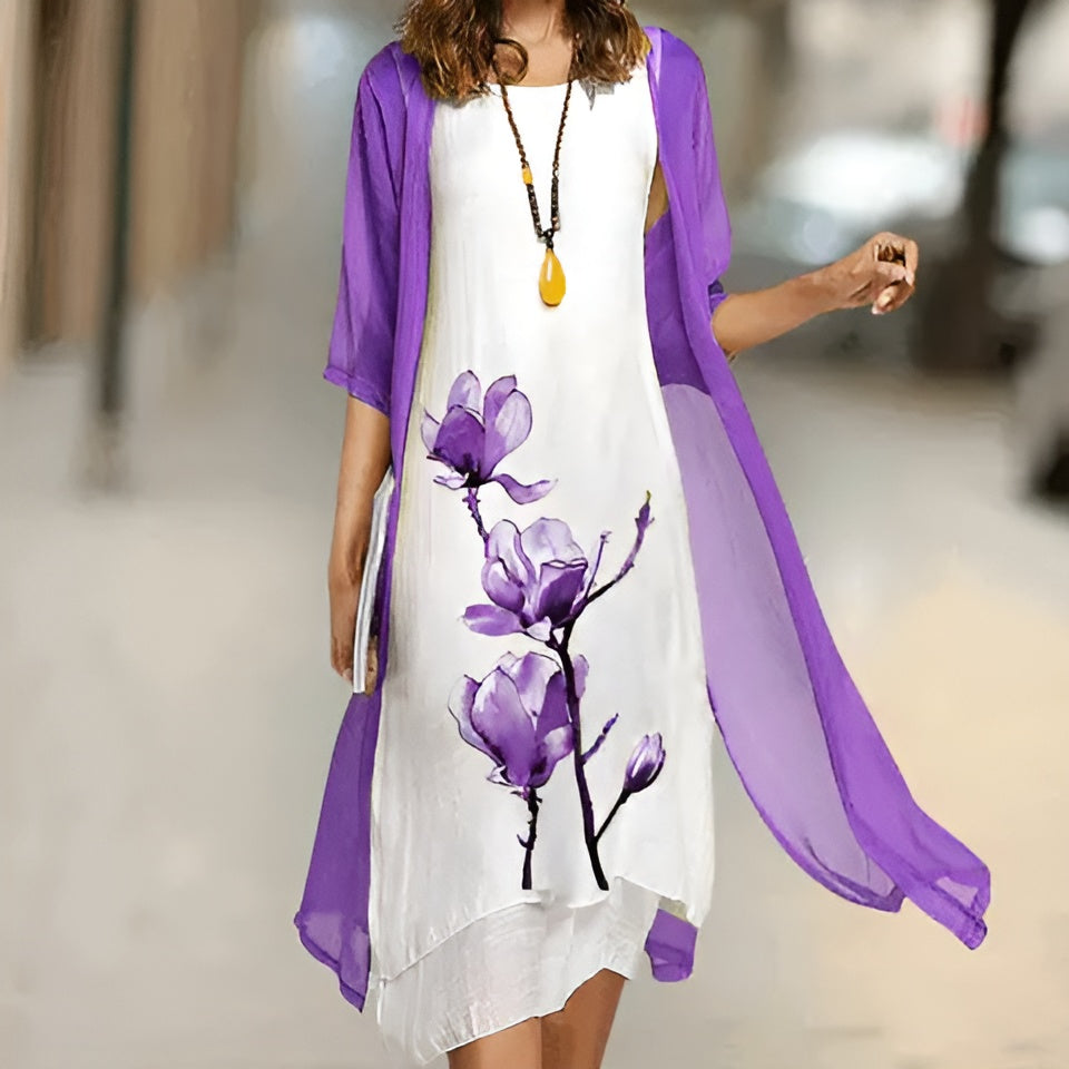 Eivor | Kjole med gratis cardigan