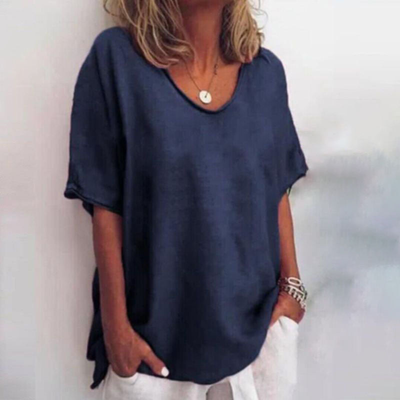 Anna | Komfortabel Løs Bluse