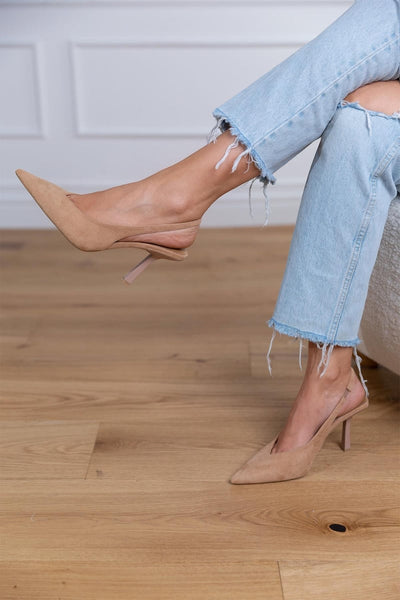 Marlena | Klassisk Slingback Med Raffinert Snitt